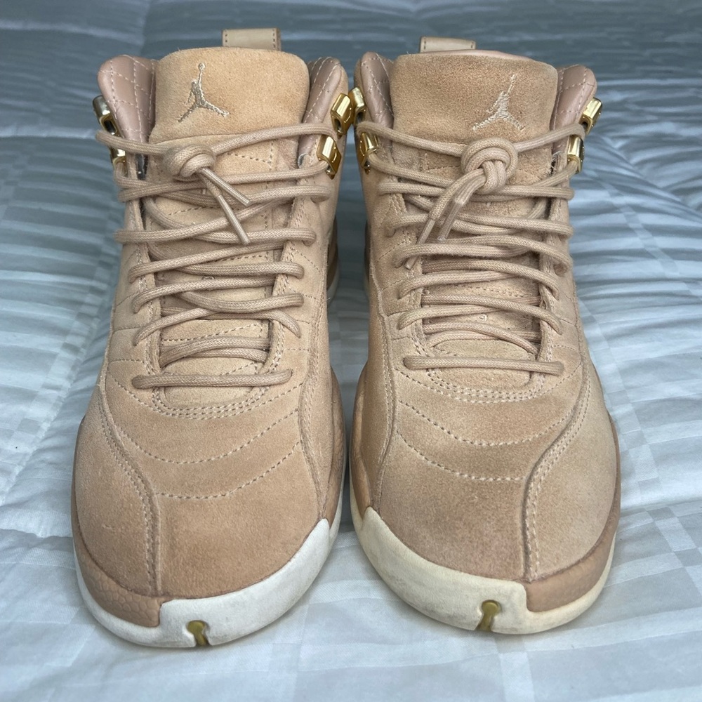 Jordan 12’s Tan Womens